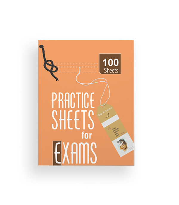 A4 Size Answer Practice Sheets for your exam 200-A4pg (Sheets 100)